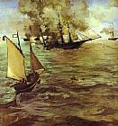 Edouard Manet The Battle Of The Kearsarge And The Alabama painting